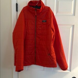 Men’s LL Bean Orange Jacket